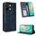 Per vivo Y28 4G Custodia per telefono in pelle con fibbia magnetica e texture retrò (blu)