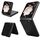 Custodia per telefono con retro in tessuto Litchi Texture Flip per Honor Magic V (nero) Custodia per telefono con retro in tessuto Litchi Texture Flip per Honor Magic V (nero)