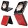 Custodia per telefono con retro in tessuto Litchi per Honor Magic V Flip (rosso) Custodia per telefono con retro in tessuto Litchi per Honor Magic V Flip (rosso)