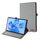 Per Xiaomi Redmi Pad SE 8.7 4G Custodia in tessuto e pelle per tablet (grigio) Per Xiaomi Redmi Pad SE 8.7 4G Custodia in tessuto e pelle per tablet (grigio)