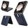 Custodia per telefono con slot per schede e texture Litchi per Honor Magic V Flip (blu) Custodia per telefono con slot per schede e texture Litchi per Honor Magic V Flip (blu)