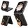 Custodia per telefono con cinturino in pelle For Honor Magic V Flip (nero) Custodia per telefono con cinturino in pelle For Honor Magic V Flip (nero)