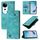Per vivo S19 Pro Custodia in pelle goffrata Skin Feel (verde)