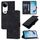 Per vivo S19 Custodia in pelle goffrata Skin Feel (Nero)
