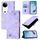 Per vivo S19 Custodia in pelle goffrata Skin Feel (viola chiaro)