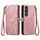 Per Sony Xperia 1 VI Custodia per cellulare in pelle con cerniera geometrica e fibbia laterale (rosa) Per Sony Xperia 1 VI Custodia per cellulare in pelle con cerniera geometrica e fibbia laterale (rosa)