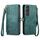 Per Sony Xperia 10 VI Custodia per cellulare in pelle con cerniera geometrica e fibbia laterale (verde) Per Sony Xperia 10 VI Custodia per cellulare in pelle con cerniera geometrica e fibbia laterale (verde)