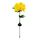Lampada da prato solare LED Simulazione Fiore Giardino Luci decorative per atmosfera, Stile: Peonia