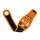 Cinghia portaoggetti magnetica per accessori in metallo con avvolgimento del pollice (arancione) Cinghia portaoggetti magnetica per accessori in metallo con avvolgimento del pollice (arancione)