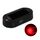 Spia LED antifurto analogico solare per auto (luce rossa con guscio nero)