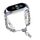 Per cinturino per orologio Xiaomi Mi Band 5/6 in onice con perline di cristallo (colletto in argento + rame) Per cinturino per orologio Xiaomi Mi Band 5/6 in onice con perline di cristallo (colletto in argento + rame)