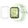 Per Huawei Watch Fit3 cinturino in silicone morbido + set di custodie protettive per orologio trasparente (verde) Per Huawei Watch Fit3 cinturino in silicone morbido + set di custodie protettive per orologio trasparente (verde)