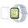 Per Huawei Watch Fit3 cinturino in silicone morbido + set di custodie protettive per orologio trasparente (azzurro) Per Huawei Watch Fit3 cinturino in silicone morbido + set di custodie protettive per orologio trasparente (azzurro)