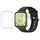 Per Huawei Watch Fit3 cinturino in silicone morbido + set custodia protettiva per orologio trasparente (nero)