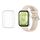 Per Huawei Watch Fit3 cinturino morbido in silicone + set custodia protettiva trasparente per orologio (bianco avorio) Per Huawei Watch Fit3 cinturino morbido in silicone + set custodia protettiva trasparente per orologio (bianco avorio)