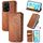Custodia per telefono in pelle magnetica pressata con griglia cubica globale per Honor 200 Lite (marrone) Custodia per telefono in pelle magnetica pressata con griglia cubica globale per Honor 200 Lite (marrone)