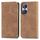 Per Honor Play 50 Plus Custodia per telefono in pelle con vibrazione magnetica retrò Skin Feel (marrone) Per Honor Play 50 Plus Custodia per telefono in pelle con vibrazione magnetica retrò Skin Feel (marrone)