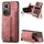 Custodia per telefono posteriore con cerniera in pelle retrò per Honor 50 (rosa) Custodia per telefono posteriore con cerniera in pelle retrò per Honor 50 (rosa)