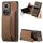 Custodia per telefono posteriore con cerniera in pelle retrò per Honor 50 (marrone) Custodia per telefono posteriore con cerniera in pelle retrò per Honor 50 (marrone)