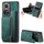 Custodia per telefono posteriore con cerniera in pelle retrò per Honor 50 (verde) Custodia per telefono posteriore con cerniera in pelle retrò per Honor 50 (verde)