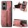 Custodia per telefono posteriore con cerniera in pelle retrò per Honor 50 SE (rosa) Custodia per telefono posteriore con cerniera in pelle retrò per Honor 50 SE (rosa)