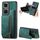 Custodia per telefono posteriore con cerniera in pelle retrò per Honor 50 SE (verde) Custodia per telefono posteriore con cerniera in pelle retrò per Honor 50 SE (verde)