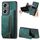 Custodia per telefono posteriore con cerniera a portafoglio in pelle retrò per Honor 60 (verde) Custodia per telefono posteriore con cerniera a portafoglio in pelle retrò per Honor 60 (verde)