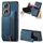 Per Honor 90 Retro Custodia in pelle con cerniera e portafoglio posteriore per telefono (blu) Per Honor 90 Retro Custodia in pelle con cerniera e portafoglio posteriore per telefono (blu)