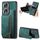 Custodia per telefono posteriore con cerniera in pelle retrò per Honor 90 (verde) Custodia per telefono posteriore con cerniera in pelle retrò per Honor 90 (verde)