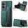Custodia per telefono posteriore con cerniera a portafoglio in pelle retrò per Honor 100 (verde) Custodia per telefono posteriore con cerniera a portafoglio in pelle retrò per Honor 100 (verde)