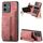 Custodia per telefono posteriore con cerniera in pelle retrò per Honor Play6C (rosa) Custodia per telefono posteriore con cerniera in pelle retrò per Honor Play6C (rosa)
