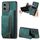 Custodia per telefono posteriore con cerniera in pelle retrò per Honor Play6C (verde) Custodia per telefono posteriore con cerniera in pelle retrò per Honor Play6C (verde)