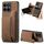 Custodia per telefono posteriore con cerniera in pelle retrò per Honor X6a (marrone) Custodia per telefono posteriore con cerniera in pelle retrò per Honor X6a (marrone)