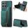 Custodia per telefono posteriore con cerniera in pelle retrò per Honor X8 5G (verde) Custodia per telefono posteriore con cerniera in pelle retrò per Honor X8 5G (verde)