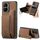 Per Honor X40i Retro Custodia in pelle con cerniera e portafoglio posteriore per telefono (marrone) Per Honor X40i Retro Custodia in pelle con cerniera e portafoglio posteriore per telefono (marrone)