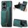 Custodia per telefono posteriore con cerniera in pelle retrò per Honor X7b (verde) Custodia per telefono posteriore con cerniera in pelle retrò per Honor X7b (verde)