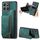 Custodia per telefono posteriore con cerniera in pelle retrò per Honor X8b (verde) Custodia per telefono posteriore con cerniera in pelle retrò per Honor X8b (verde)