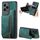 Custodia per telefono posteriore con cerniera in pelle retrò per Honor 200 Lite (verde) Custodia per telefono posteriore con cerniera in pelle retrò per Honor 200 Lite (verde)