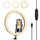PULUZ PD20W 11,8 pollici 30 cm Tipo C 3 modalità dimmerabile doppia temperatura colore LED luce diffusa curva anello vlogging selfie fotografia luci video con morsetto per telefono (nero) PULUZ PD20W 11,8 pollici 30 cm Tipo C 3 modalità dimmerabile doppia temperatura colore LED luce diffusa curva anello vlogging selfie fotografia luci video con morsetto per telefono (nero)