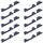 Per Samsung Galaxy A35 SM-A356B 10 pezzi Pulsante di accensione originale e pulsante di controllo del volume (nero) Per Samsung Galaxy A35 SM-A356B 10 pezzi Pulsante di accensione originale e pulsante di controllo del volume (nero)
