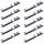 Per Samsung Galaxy A55 SM-A556B 10 pezzi Pulsante di accensione originale e pulsante di controllo del volume (blu) Per Samsung Galaxy A55 SM-A556B 10 pezzi Pulsante di accensione originale e pulsante di controllo del volume (blu)