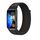 Per cinturino Huawei Watch 9/9 NFC cinturino in nylon con gancio e chiusura ad anello (nero) Per cinturino Huawei Watch 9/9 NFC cinturino in nylon con gancio e chiusura ad anello (nero)
