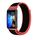 Per cinturino Huawei Watch 9/9 NFC cinturino in nylon con gancio e chiusura ad anello (rosso nero) Per cinturino Huawei Watch 9/9 NFC cinturino in nylon con gancio e chiusura ad anello (rosso nero)