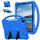 Per iPad Air 13 2024 Custodia tablet antiurto EVA con supporto (blu)