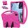 Per iPad Air 13 2024 Custodia tablet antiurto EVA con supporto (rosa rosso) Per iPad Air 13 2024 Custodia tablet antiurto EVA con supporto (rosa rosso)