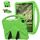 Per iPad Pro 12.9 2018-2023 Custodia tablet antiurto EVA con supporto (verde) Per iPad Pro 12.9 2018-2023 Custodia tablet antiurto EVA con supporto (verde)