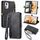 Per OPPO Reno11 Pro Custodia per telefono in pelle con cerniera laterale geometrica globale con cerniera (nera) Per OPPO Reno11 Pro Custodia per telefono in pelle con cerniera laterale geometrica globale con cerniera (nera)