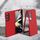 Per Samsung Galaxy Z Fold6 5G Custodia per telefono antiurto pieghevole con sensazione di pelle (rossa) Per Samsung Galaxy Z Fold6 5G Custodia per telefono antiurto pieghevole con sensazione di pelle (rossa)
