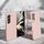 Per Samsung Galaxy Z Fold6 5G Custodia per telefono antiurto pieghevole con sensazione di pelle (rosa) Per Samsung Galaxy Z Fold6 5G Custodia per telefono antiurto pieghevole con sensazione di pelle (rosa)