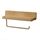 Portasciugamani da parete in legno di faggio da 30 cm, portarotolo da bagno